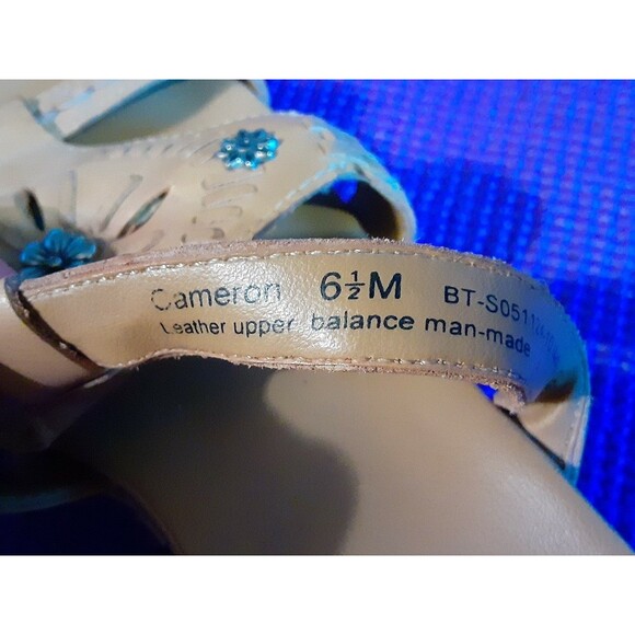 Bare Traps Cameron Leather Slip On Sandals Size 6.5 - Picture 7 of 11